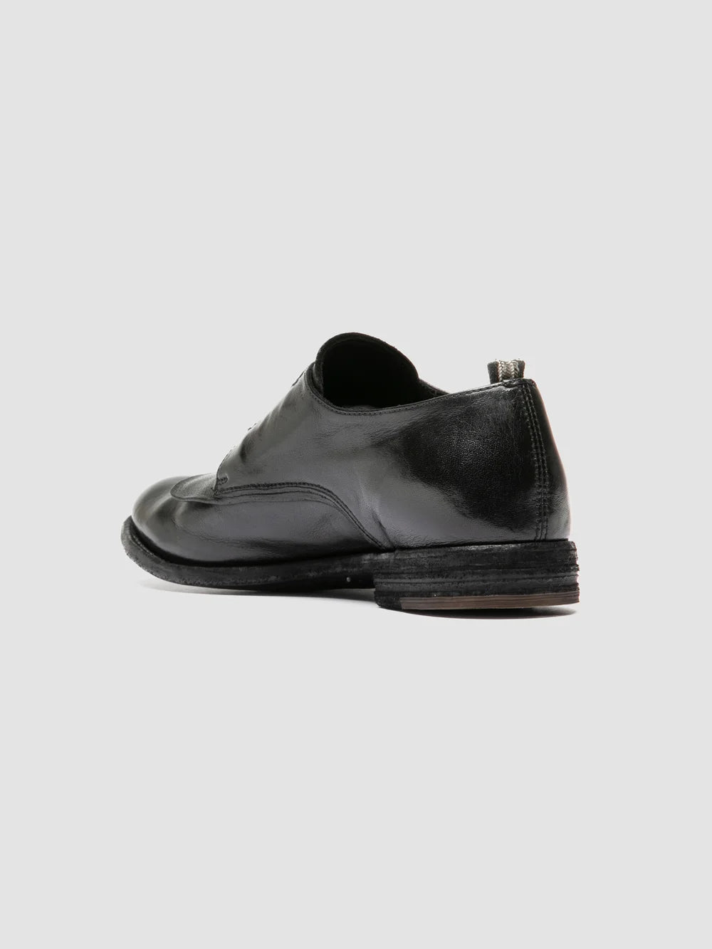 LEXIKON 554 - Schwarze Derby-Schuhe aus Leder - image 4,side view