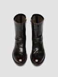 LISON 041 - Burgundy Leather Ankle Boots - thumb image 2,side view