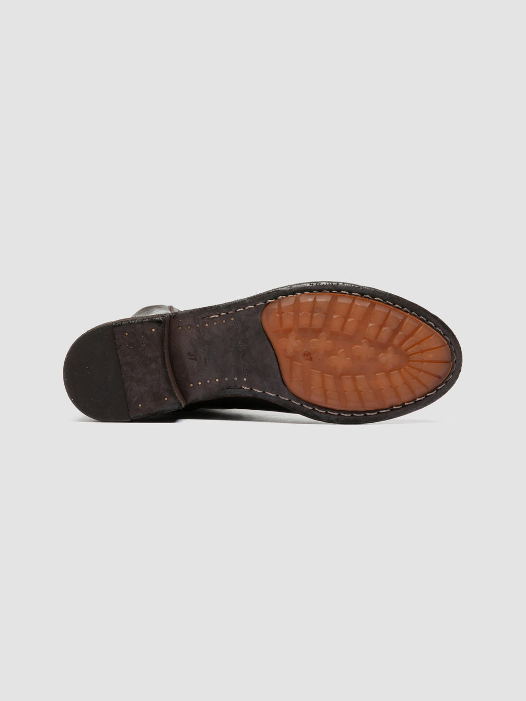 LISON 069 - Braune Stiefel aus Leder mit Reißverschluss - image 5,side view