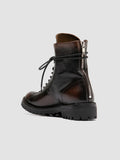 LORAINE 033 - Brown Leather Zip Boots - thumb image 4,side view