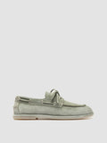 LOVE 101 - Grüne Segelschuhe aus Wildleder - thumb image 1,side view