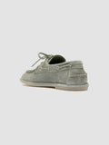 LOVE 101 - Grüne Segelschuhe aus Wildleder - thumb image 4,side view