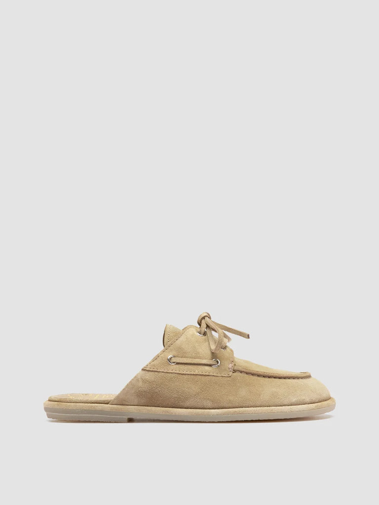 LOVE 106 - Beige Suede Mule Sandals