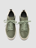 MAGIC 102 - Grüne Low-Top-Sneaker aus Leder - thumb image 2,side view