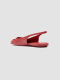 MEREDITH 001 - Rote Ledersandalen mit Fersenriemen - thumb image 4,side view