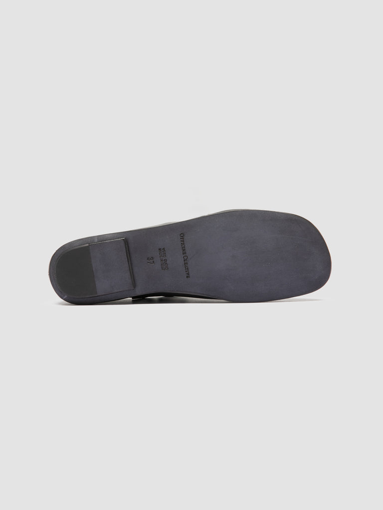 MEREDITH 004 - Black Leather Derby Shoes