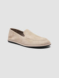 MIENNE 101 - Ivory Suede Loafers - thumb image 3,side view