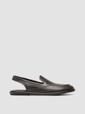 MIENNE 116 - Braune Ledersandalen mit Fersenriemchen - thumb image 1,side view