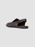 MIENNE 116 - Braune Ledersandalen mit Fersenriemchen - thumb image 4,side view