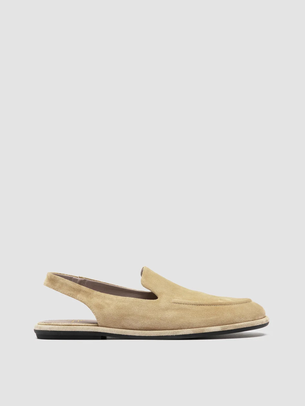 MIENNE 116 - Brown Suede Slingback Sandals - image 1,side view