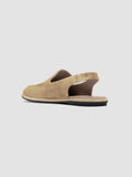 MIENNE 116 - Brown Suede Slingback Sandals - thumb image 4,side view