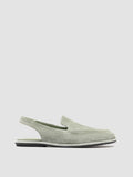 MIENNE 116 - Green Suede Slingback Sandals - thumb image 1,side view