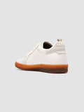 MILITIA 101 - White Leather and Suede Low Top Sneakers - thumb image 4,side view