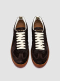 MILITIA 101 - Burgundy Leather Sneakers - thumb image 2,side view