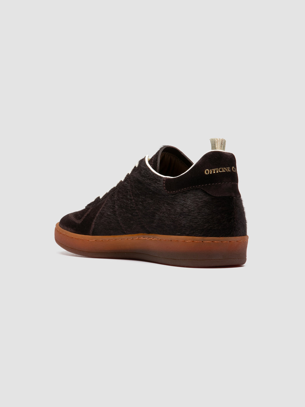 MILITIA 101 - Burgundy Leather Sneakers - image 4,side view