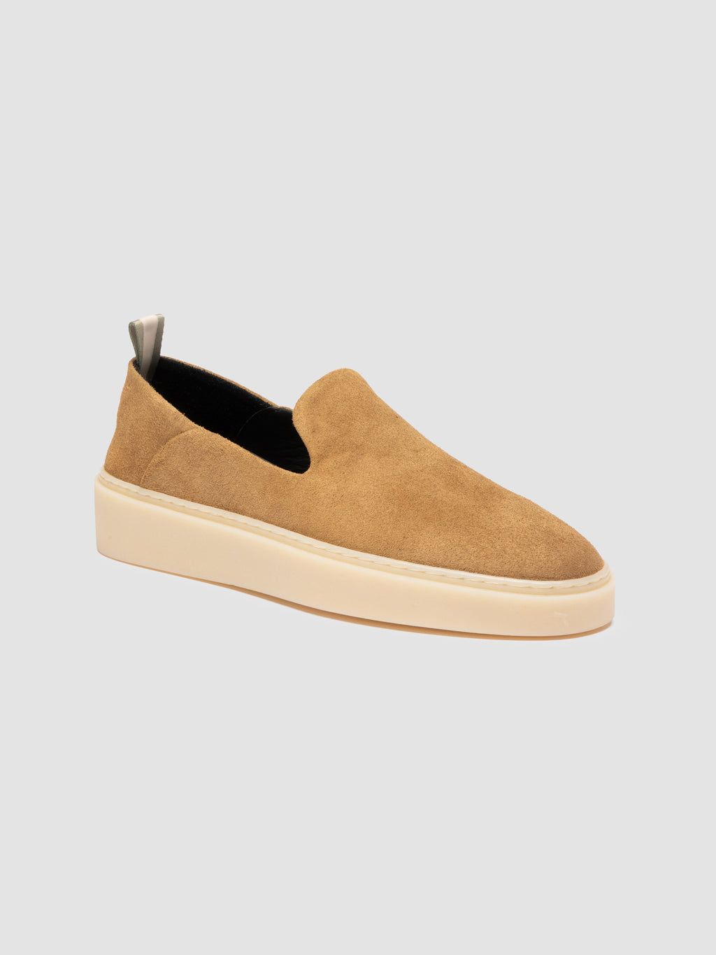 MUSKRAT 107 - Beige Suede Sneakers - image 3,side view
