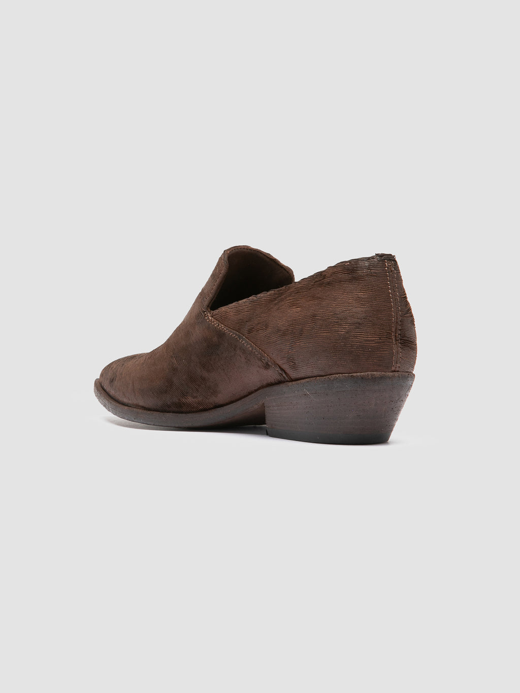 NOELIE DD 111 - Brown Leather Penny Loafers - image 4,side view