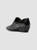 NOELIE DD 111 - Schwarze Penny-Slipper aus Leder - thumb image 4,side view