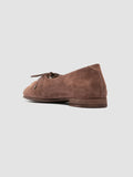 OLIVER 102 - Braune Ballerinas aus Wildleder - thumb image 4,side view