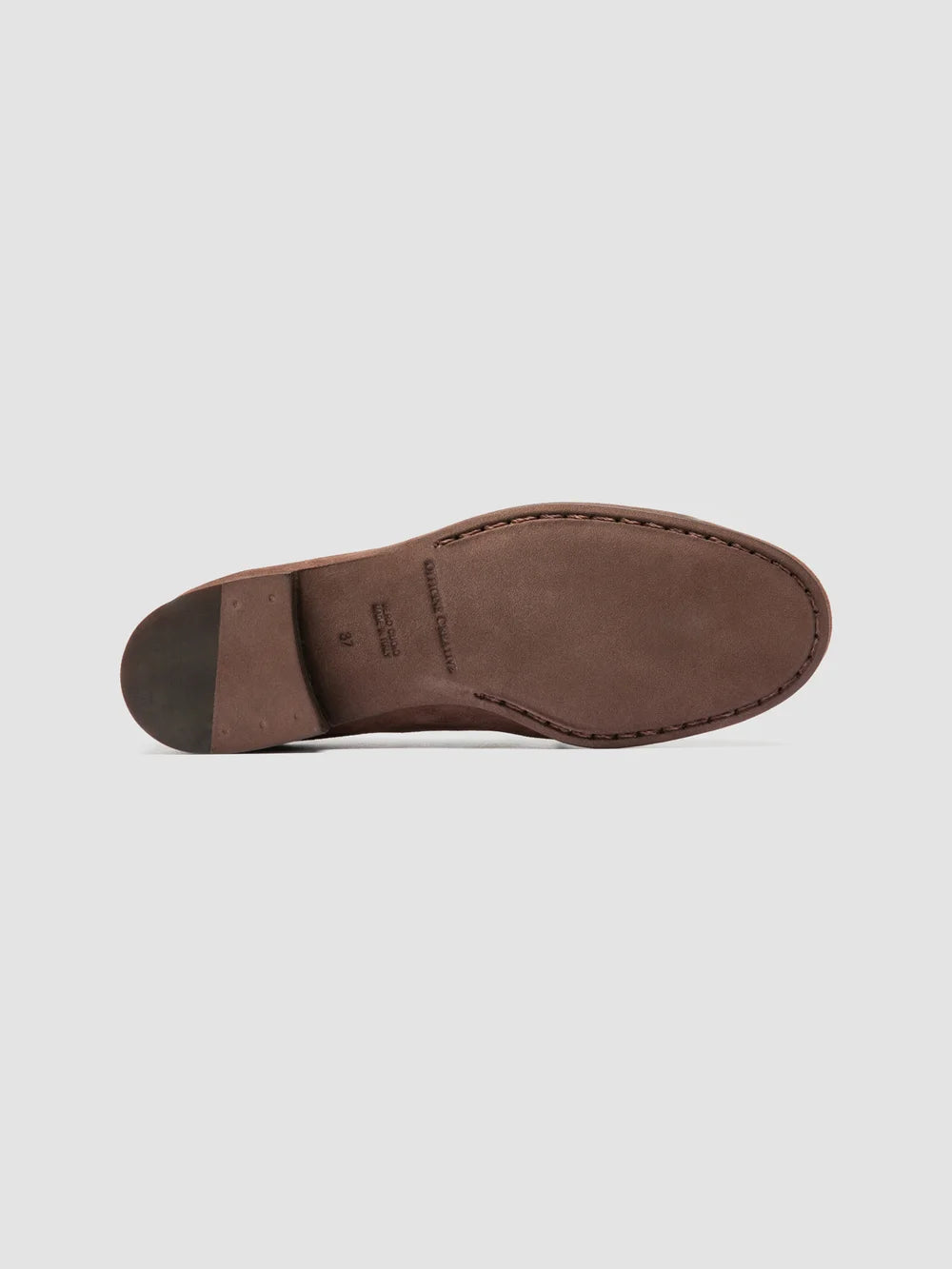OLIVER 102 - Braune Ballerinas aus Wildleder - image 5,side view