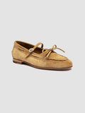 OLIVER 104 - Beige Ballerinas aus Wildleder - thumb image 3,side view