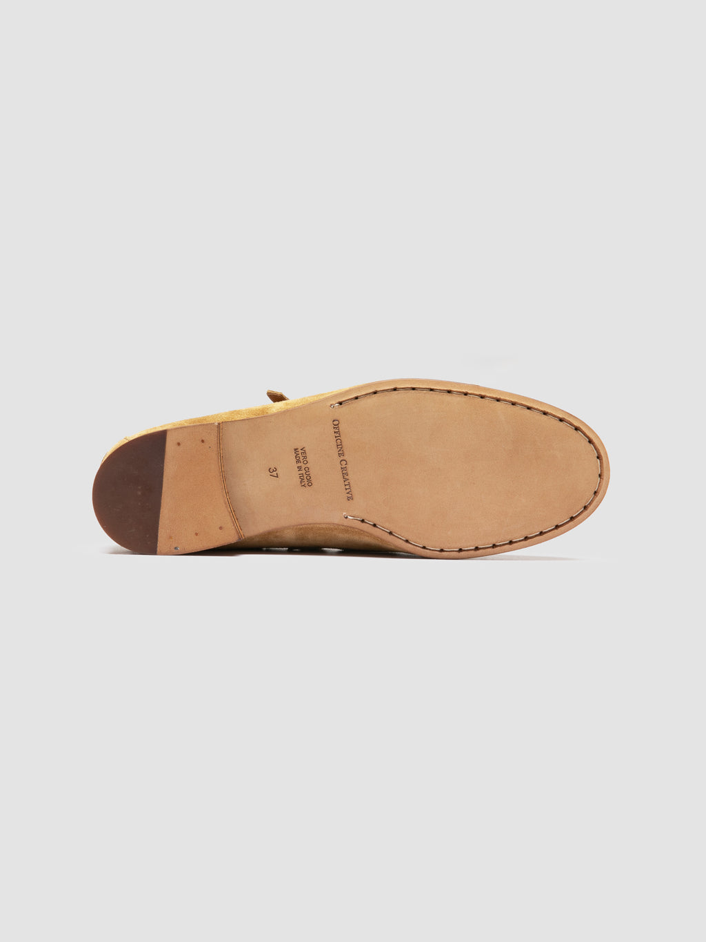 OLIVER 104 - Beige Ballerinas aus Wildleder - image 5,side view