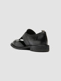 RUGGED 119 - Black Leather Monk shoes - thumb image 4,side view