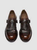 RUGGED 126_W - Brown Leather T-Bar Shoes - thumb image 2,side view