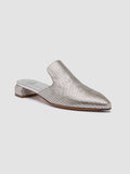 SAGE 106 - Silberfarbene Sandalen aus Leder - thumb image 3,side view