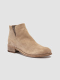 SHANTEL 003 - Graubraune Wildlederstiefel mit Reißverschluss - thumb image 3,side view