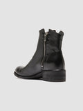 SHANTEL 004 - Black Leather Zipped Boots - thumb image 4,side view
