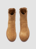 SHANTEL 004 - Camel Suede Zipped Boots - thumb image 2,side view