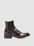 SHANTEL 006 - Brown Leather Zipped Boots - thumb image 1,side view