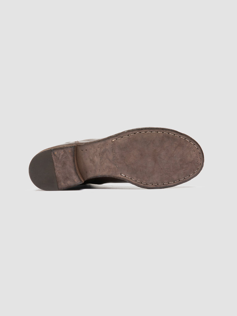 SHANTEL 006 - Brown Leather Zipped Boots