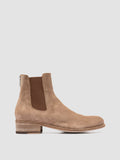 SHANTEL 006 - Taupefarbene Wildlederstiefel mit Reißverschluss - thumb image 1,side view