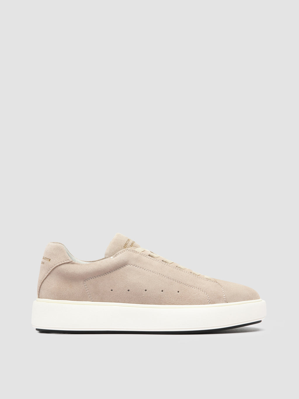 SLOUCH 101 - Ivory Suede Sneakers - image 1,side view