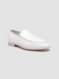 SOLITUDE 101 - Weiße Loafer aus Leder - thumb image 3,side view
