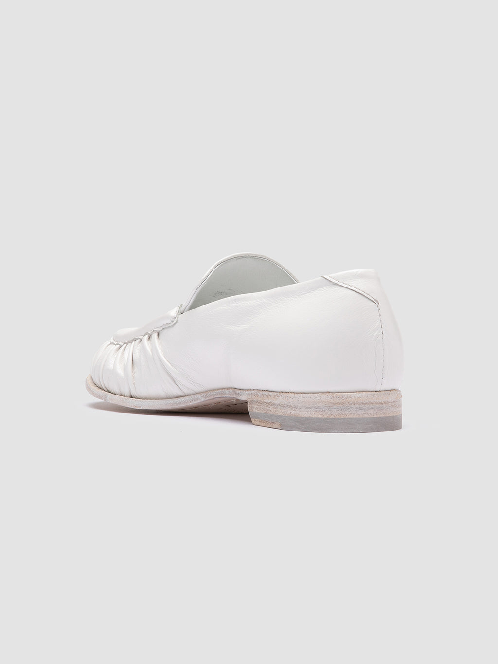 SOLITUDE 101 - Weiße Loafer aus Leder - image 4,side view