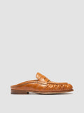 SOLITUDE 112 - Camel Leather Mule Sandals - thumb image 1,side view
