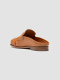 SOLITUDE 112 - Camel Leather Mule Sandals - thumb image 4,side view