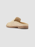 SOLITUDE 112 - Ivory Leather Mule Sandals - thumb image 4,side view