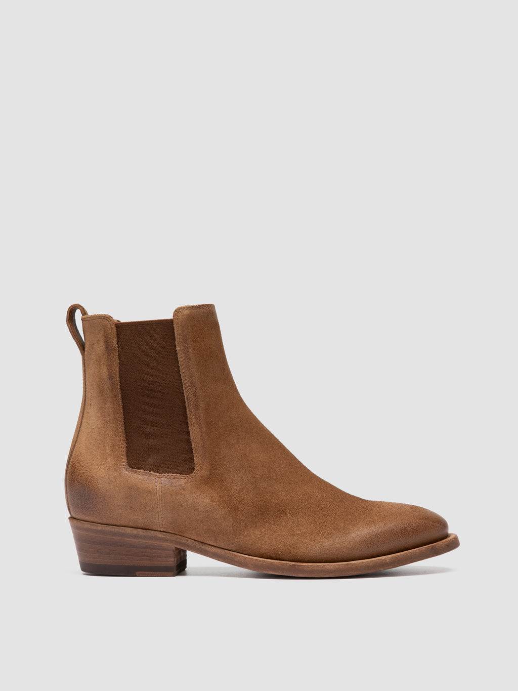 SONEGAL DD 001 - Brown Suede Chelsea Boots - image 1,side view
