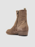 SONEGAL DD 003 - Brown Suede Zip Boots - thumb image 4,side view