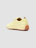STRIKER 101 - Yellow Leather Low-Top Sneakers - thumb image 4,side view