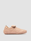 STRIKER 101 - Rose Leather Low Top Sneakers - thumb image 1,side view