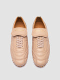 STRIKER 101 - Rose Leather Low Top Sneakers - thumb image 2,side view
