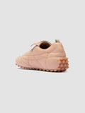 STRIKER 101 - Rose Leather Low Top Sneakers - thumb image 4,side view