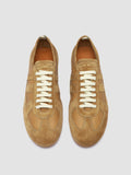 SUBSIDE 102 - Camel Leather and Suede Low-Top Sneakers - thumb image 2,side view