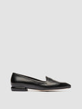 SUE 009 - Black leather Penny Loafers - thumb image 1,side view