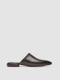 SUE 014 - Braune Pantoletten aus Leder - thumb image 1,side view